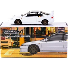 Toyfest Tarmac Works 1/64 Honda Integra Type R Dc2 Mugen Championship White