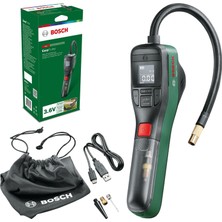 Storemax Uslucanmarketplace Bosch Home And Garden Easypump Elektrikli Hava Pompası Mini Kompresör, 3.0 Ah Akü, 3.6 V, Otomatik Durdurma Fonksiyonu, 150 Psi, 10.3 Bar, Led, Usb-C Şarj, Yeşil