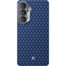 Galaxy S26 Uyumlu Kılıf M-Safe Şarj Özellikli Benks Armorair Armorgrid Serisi Kevlar Kapak Mavi