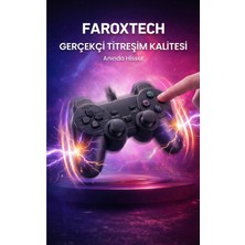 FaroxTech Pc - Laptop Win 7,8,10,11 Uyumlu - Oyun Kolu - Tak Çalıştır Model - Tüm Oyunlarla Uyumlu !