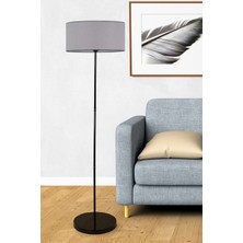 Allians Modern Antrasit Metal Lambader, Silindir Şapka Tasarımı, Şık ve Dayanıklı