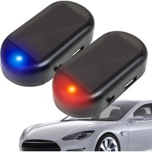 Toyfest Güneş  Enerji  Şarjlı  Oto Hırsız Caydrıcı Işıklı Mini Fake Alarm