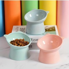 Storemax Uslucanmarketplace Aee 2'li Kedi Köpek Ergonomik Boyun ve Bıyık Sağlığı Için Özel Mama Su Kabı Bpa Sıfır Kolay Temizlenir Pürüzsüz Plastik