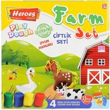 Ne Verelim Size Buğz ERN-588 Heroes Orta Kutulu Çiftlik Oyun Hamuru Seti