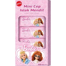 Toyfest Barbie Islak Mini Cep Mendili 8'li