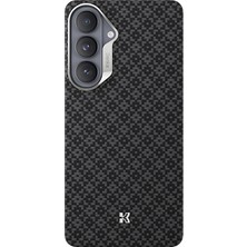 Galaxy S26 Plus Uyumlu Kılıf M-Safe Özellikli Benks Armorair Armorgrid Serisi Kevlar Kapak Siyah