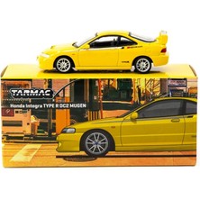Toyfest Tarmac Works 1/64 Honda Integra Type R Dc2 Mugen Sunlight Yellow