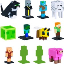 Toyfest Minecraft 3D Toppeez 12'li Deluxe Figür Seti Seri 2