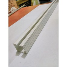 Dekoraks Akordeon Kapı Rayı 3X3CM, Akağaç Ahşap Desenli, 87CM