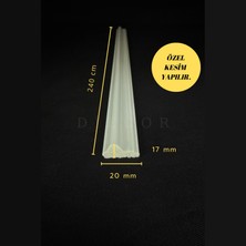 Diecor Dekoratif Boyanabilir Polistren 1 Adet 2 cm Duvar Çıtası