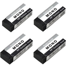 Tombow Mono 17X11X43MM 4 Adet Siyah Silgi
