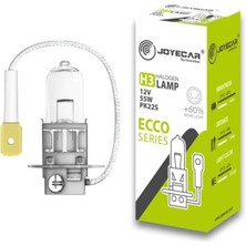 Allians Yüksek Parlaklıklı H3 LED Ampul, 12V 55W, Ecco Serisi, PK22S Soket