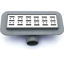 Linner Liner Duş Kanalı Dönerli 20 cm 50 mm Çıkışlı Yer Sügeci