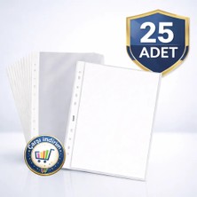 Nistabolje 25 Adet A4 Şeffaf Dosya Föy Poşet Dosya
