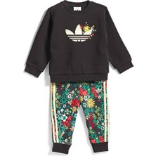 Adidas Crew Set Bebek Günlük Eşofman Takımı KD3412 Siyah