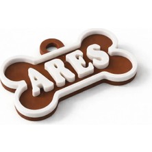 MENEJER Kişiye Özel Kedi Köpek İsimlik – Hafif isim Yazılabilir Evcil Hayvan Künyesi