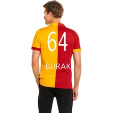 Galatasaray Orijinal 5 Yıldız Polo Yaka Forma T-Shirt Kişiye Özel Isim ve Numara Baskılı