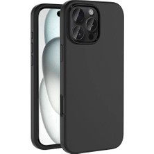 Apple iPhone 16 Pro Max Kılıf M-Safe Şarj Özellikli Sıvı Teknolojili Silinebilir Sert Zore Kivi Kapak