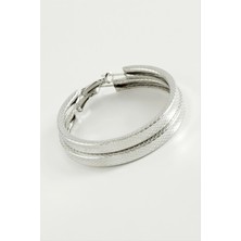 SiHako Ezme Kare Halka Küpe 5,5 cm