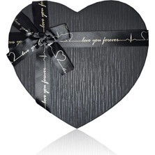 Storemax Hepsifursell Promosyonca Hediye Kutusu, Kalp Şeklinde, Iç Içe 3 Adet, 22X19X8 Cm, Farklı Renk Seçenekleri (Siyah)