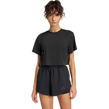 Adidas W Primelift G T Kadın Antrenman Tişörtü KB9396 Siyah