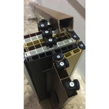 Dekoraks Akordeon Kapı Tekerleği 18MM, 5 Adet.