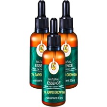 Süper Essence Parlak Uzun Sağlam Saçlar ve Sakallar Serumu 3ADETX30 ml Ölçeğinde Natural Essence