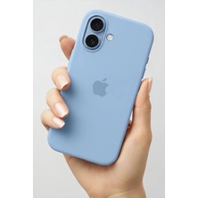 Pronorth Iphone 16 Uyumlu Kılıf Logolu Lansman Soft Yumuşak Içi Kadife Silikon Kapak