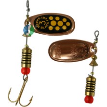 Alabalık Turna Döner Olta Kaşık - Mepps - Black Fury - Bakır-Sarı No:2