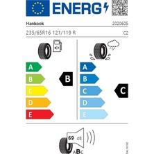 235/65 R16C 121/119R  RA18  Vantra Hankook Oto Yaz Lastiği (Üretim Yılı: 2025)