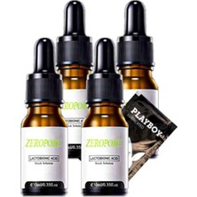 Zeropore Instant Perfection Serum - Boyun Dekolte Yüz Cilt Bakım  30 ml x 4 Adet + Jel