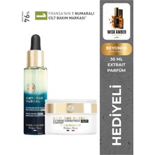 Yves Rocher Gece Kullanımı Için Yenileyici ve Sıkılaştırıcı Nemlendirici Set + Beyonds Mısk Amber 30ML Parfüm
