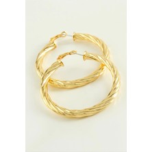 SiHako Burgulu Halka Küpe 6 cm