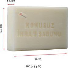 Hediyeleşin Kokusuz Katı Ihram Sabunu, Hac ve Umre Için, 100 Gr. - 1 Adet
