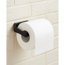 Moresun Buğz Şık Tasarım Siyah Tuvalet Kağıdı Askılığı Peçetelik