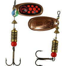 Alabalık Turna Döner Olta Kaşık - Mepps - Black Fury - Bakır-Portakal No:3