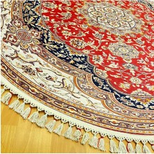 Mevlana Bazaar Zengin Madalyon Motifli 200 x 200 Baskı Halı