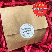 Ambalajcı Burada Kraft Kese Kağıdı Hediye Paketi 12X20 cm 50 Adet Düz Renk Gıda Paketleri için Uygun