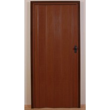 Dekoraks Akordeon Kapı, Ceviz Ahşap Desenli, 87X215CM