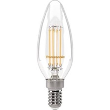 Allians E14 Dim Edilebilir Filaman Lamba 4W 470LM 2700K, Şeffaf Tasarım