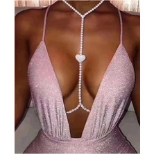 Özbience Şık Gümüş Kaplama Göğüs Arası Kolye, Zarif ve Kalıcı Tasarım