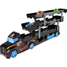 Farbu Oyuncak Büyük 3 Katlı 37 Araçlık Rampalı Sürat Pistli Tır 3 Arabalı Oyuncak Seti