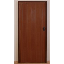 Dekoraks Akordeon Kapı, Ceviz Ahşap Desenli, 72X215CM