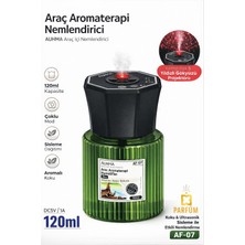 Mo Dou Araç Içi Aromaterapi Nemlendirici Oto Koku Difüzörü Yıldız Işıklı Star Projector 120ML USB