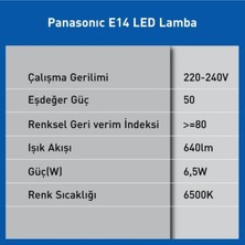 Allians E14 6,5W 640LM 6500K Beyaz LED Işık Ampul
