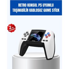 Ne Verelim Size Buğz 520 Oyunlu Taşınabilir Retro Oyun Konsolu | P5 Gamepad