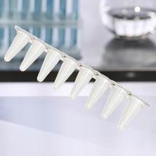 A.b.t.™ 0.1 ml Strip Tüpleri ve Biorad Abı Için Optik Kapaklar 8X125 Beyaz