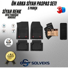 Seat Leon 2020 Sonrası | Manuel Vites Model 3D Siyah Renk  Oto Paspas Seti