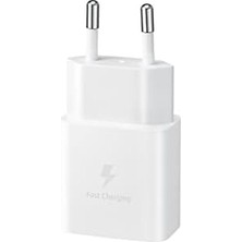 Storemax Hepsifursell Samsung 15 Watt USB Type-C Hızlı Şarj Adaptörü, Veri Kablolu Şarj Cihazı, Beyaz