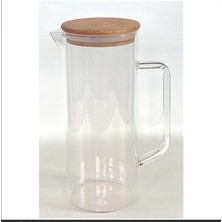 Buenos Borosilikat Cam Sürahi - Kapaklı Sürahi 1200ML.INCE Cam